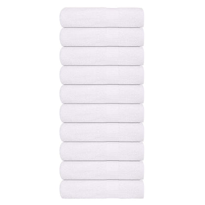 Hand Towels 10 pcs White 50x100 cm 360 gsm 100% Cotton