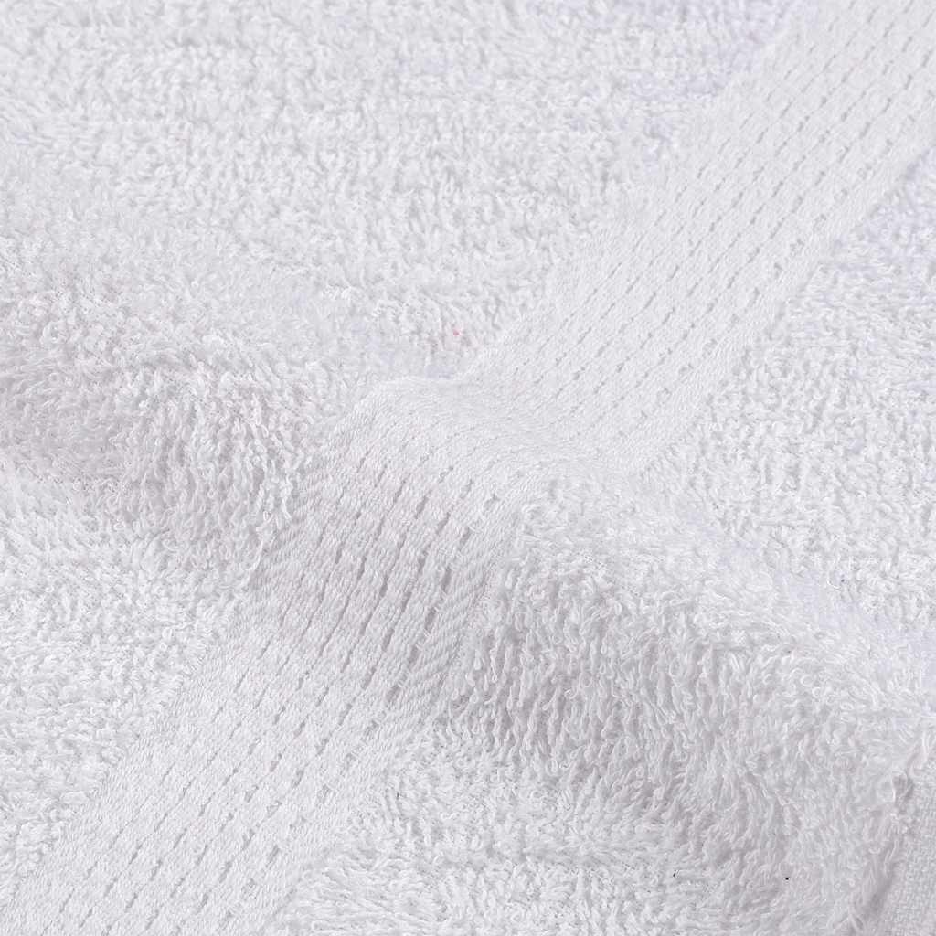 Bath Towels 2 pcs White 100x150 cm 360 gsm 100% Cotton