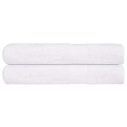 Sauna Towels 2 pcs White 80x200 cm 360 gsm 100% Cotton