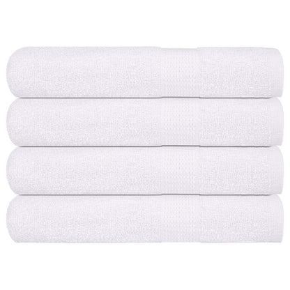 Sauna Towels 4 pcs White 80x200 cm 360 gsm 100% Cotton