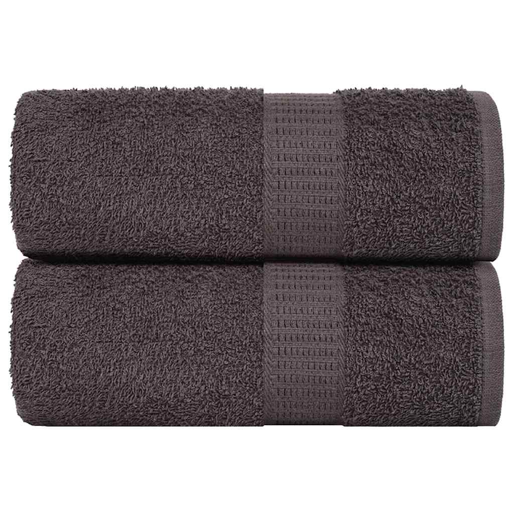 Soap Towels 2 pcs Anthracite 30x30 cm 360 gsm 100% Cotton