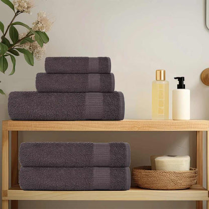 Soap Towels 2 pcs Anthracite 30x30 cm 360 gsm 100% Cotton