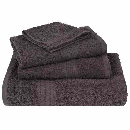 Hand Towels 10 pcs Anthracite 50x100 cm 360 gsm 100% Cotton