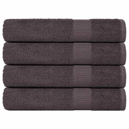 Sauna Towels 4 pcs Anthracite 80x200 cm 360 gsm 100% Cotton