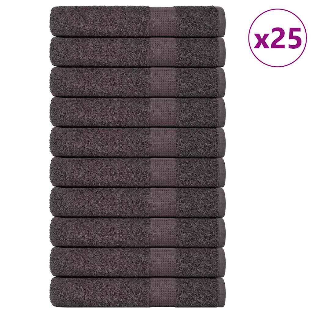 Sauna Towels 25 pcs Anthracite 80x200 cm 360 gsm 100% Cotton