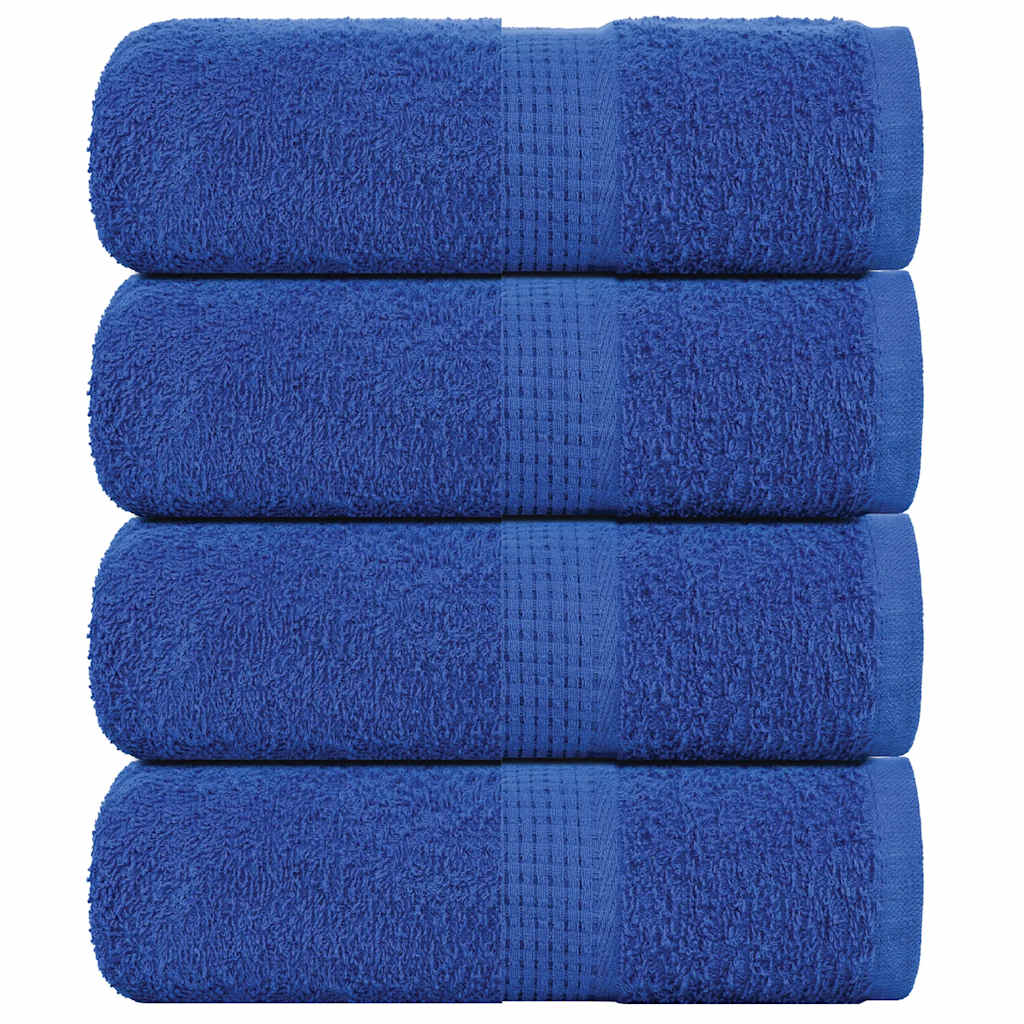 Soap Towels 4 pcs Blue 30x30 cm 360 gsm 100% Cotton