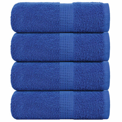 Soap Towels 4 pcs Blue 30x30 cm 360 gsm 100% Cotton