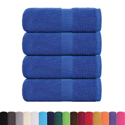 Soap Towels 4 pcs Blue 30x30 cm 360 gsm 100% Cotton