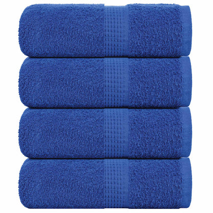 Guest Towels 4 pcs Blue 30x50 cm 360 gsm 100% Cotton