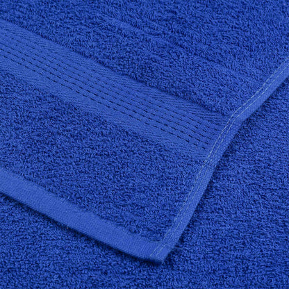 Hand Towels 2 pcs Blue 50x100 cm 360 gsm 100% Cotton