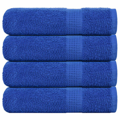 Shower Towels 4 pcs Blue 70x140 cm 360 gsm 100% Cotton