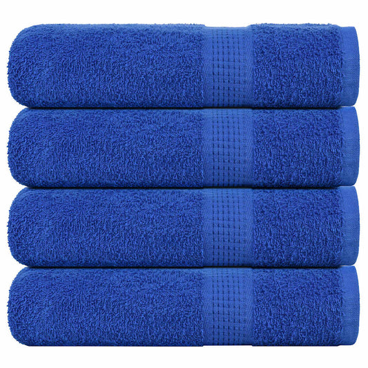 Shower Towels 4 pcs Blue 70x140 cm 360 gsm 100% Cotton