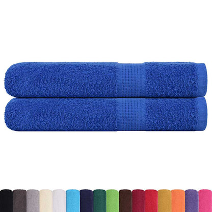 Sauna Towels 2 pcs Blue 80x200 cm 360 gsm 100% Cotton