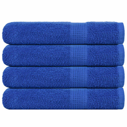 Sauna Towels 4 pcs Blue 80x200 cm 360 gsm 100% Cotton