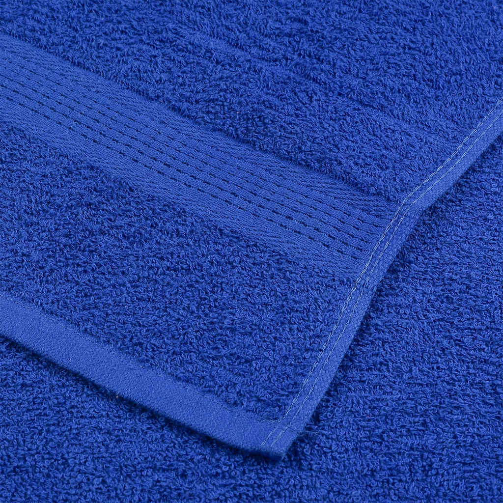 Sauna Towels 4 pcs Blue 80x200 cm 360 gsm 100% Cotton