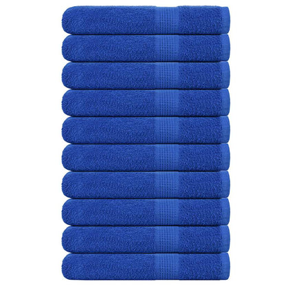 Sauna Towels 10 pcs Blue 80x200 cm 360 gsm 100% Cotton