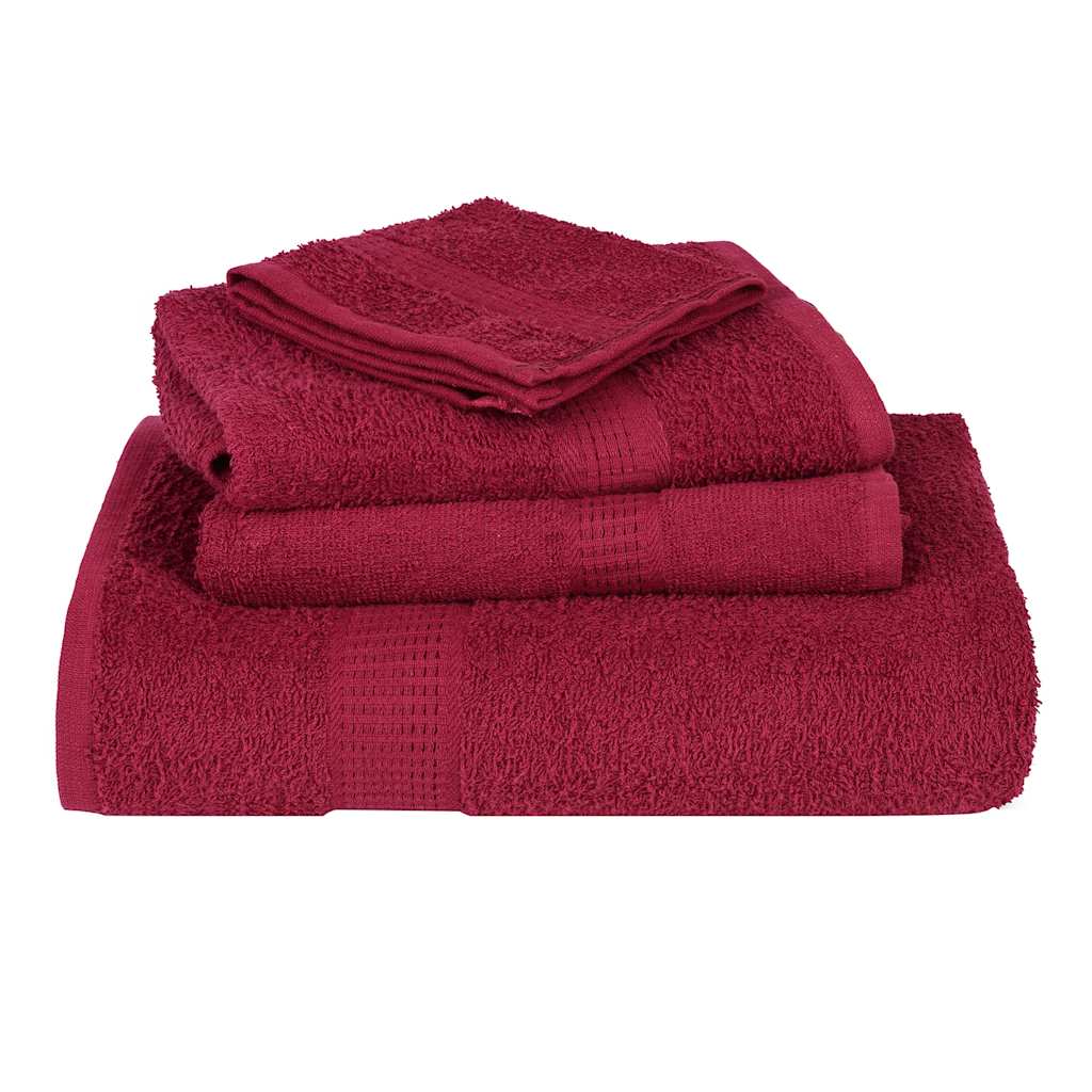 Soap Towels 2 pcs Bordeaux 30x30 cm 360 gsm 100% Cotton