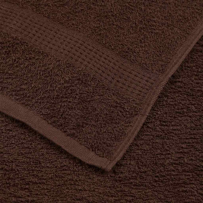 Shower Towels 2 pcs Brown 70x140 cm 360 gsm 100% Cotton