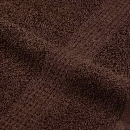 Sauna Towels 10 pcs Brown 80x200 cm 360 gsm 100% Cotton