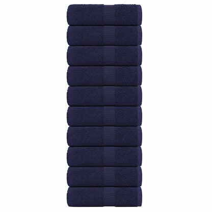 Soap Towels 10 pcs Navy Blue 30x30 cm 360 gsm 100% Cotton