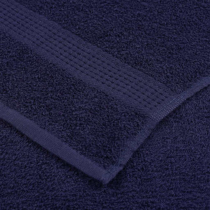 Bath Towels 2 pcs Navy Blue 100x150 cm 360 gsm 100% Cotton