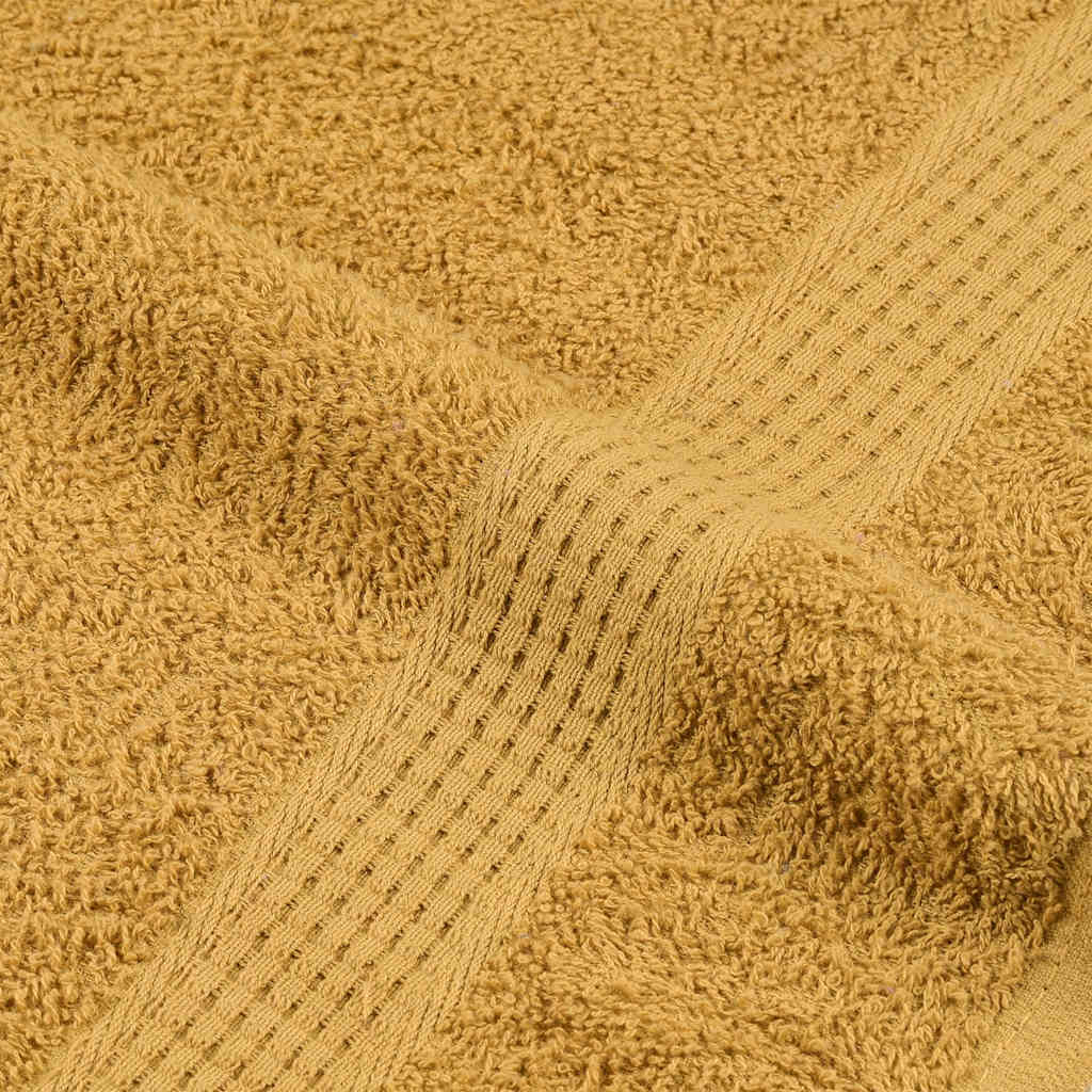 Sauna Towels 4 pcs Gold 80x200 cm 360 gsm 100% Cotton