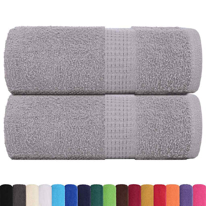 Soap Towels 2 pcs Grey 30x30 cm 360 gsm 100% Cotton