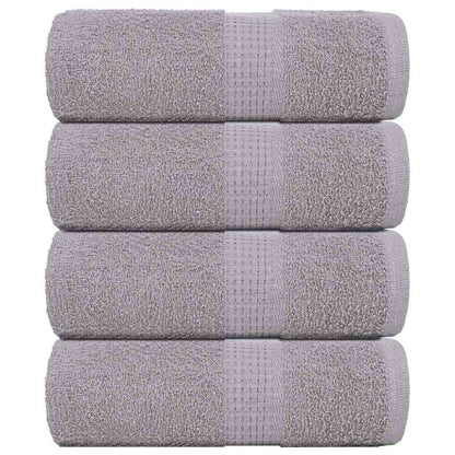 Soap Towels 4 pcs Grey 30x30 cm 360 gsm 100% Cotton