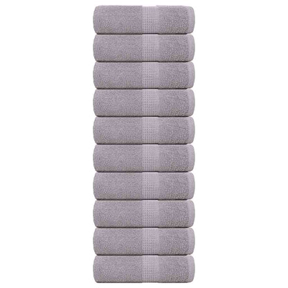 Soap Towels 10 pcs Grey 30x30 cm 360 gsm 100% Cotton