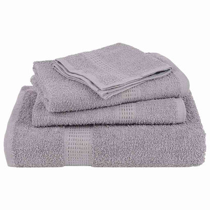 Hand Towels 4 pcs Grey 50x100 cm 360 gsm 100% Cotton