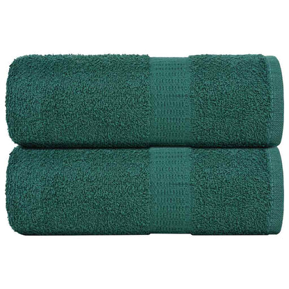 Soap Towels 2 pcs Green 30x30 cm 360 gsm 100% Cotton