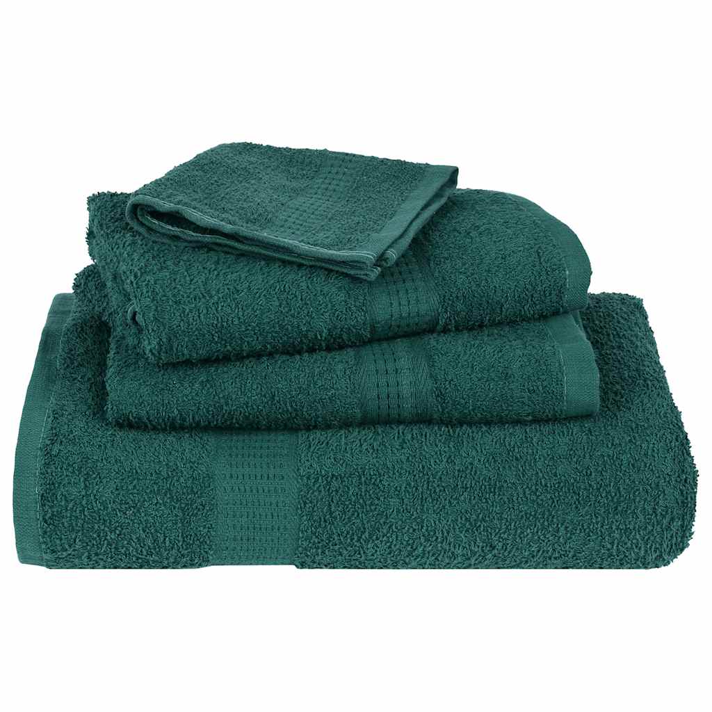 Soap Towels 4 pcs Green 30x30 cm 360 gsm 100% Cotton