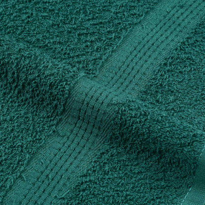 Hand Towels 2 pcs Green 50x100 cm 360 gsm 100% Cotton