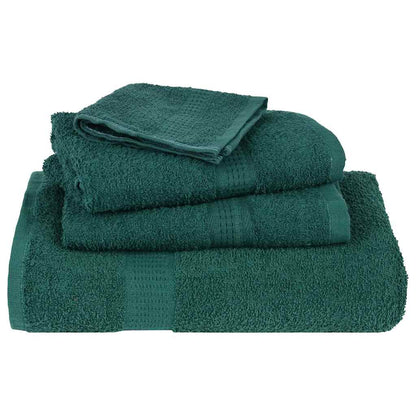 Shower Towels 2 pcs Green 70x140 cm 360 gsm 100% Cotton