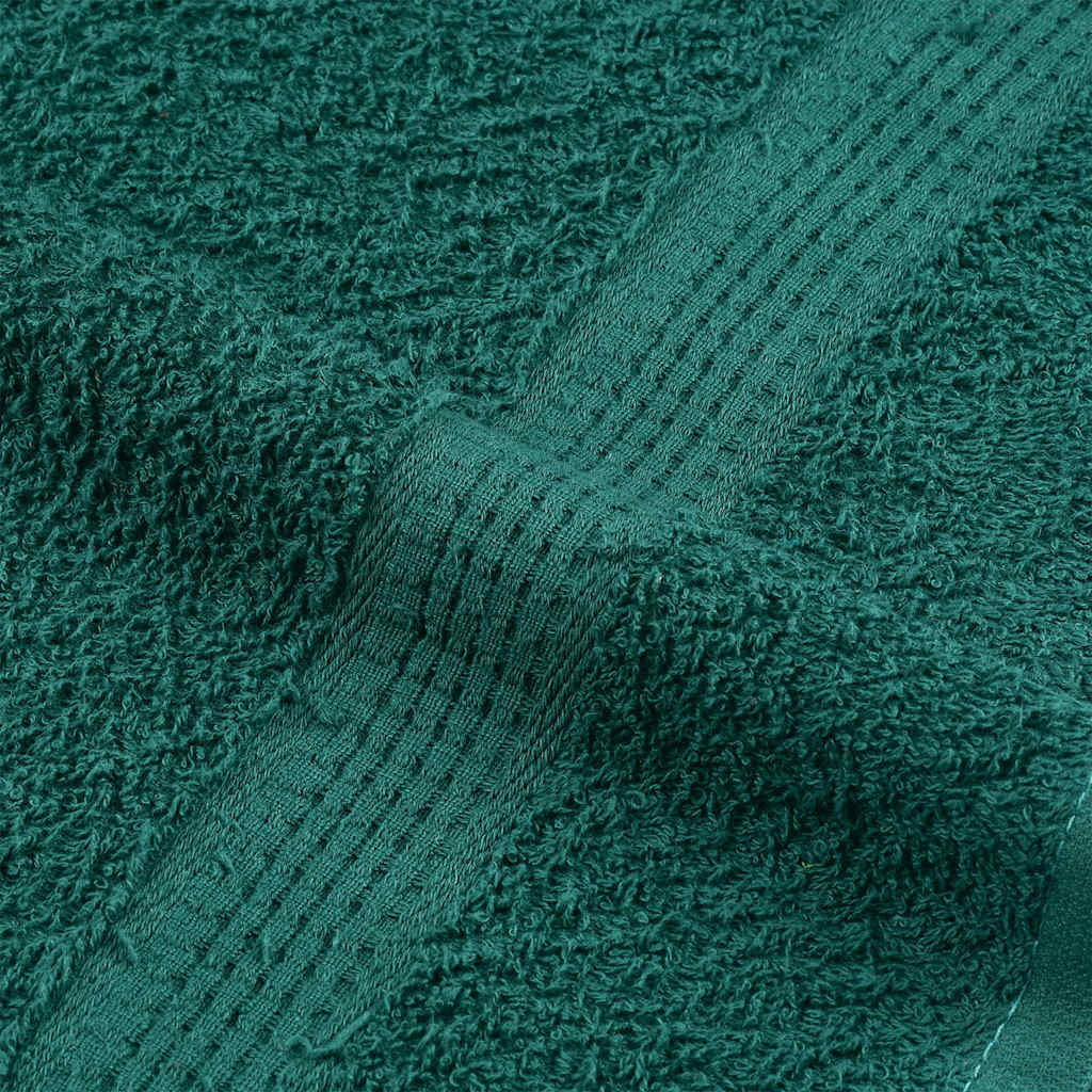 Bath Towels 2 pcs Green 100x150 cm 360 gsm 100% Cotton