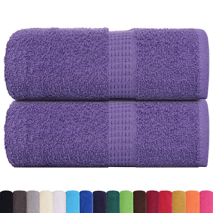 Soap Towels 2 pcs Purple 30x30 cm 360 gsm 100% Cotton