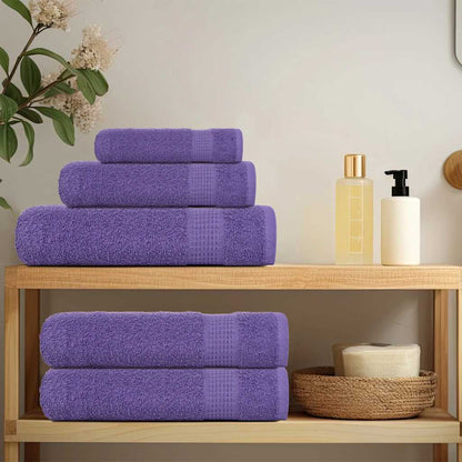 Soap Towels 2 pcs Purple 30x30 cm 360 gsm 100% Cotton