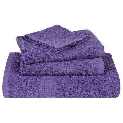 Soap Towels 4 pcs Purple 30x30 cm 360 gsm 100% Cotton