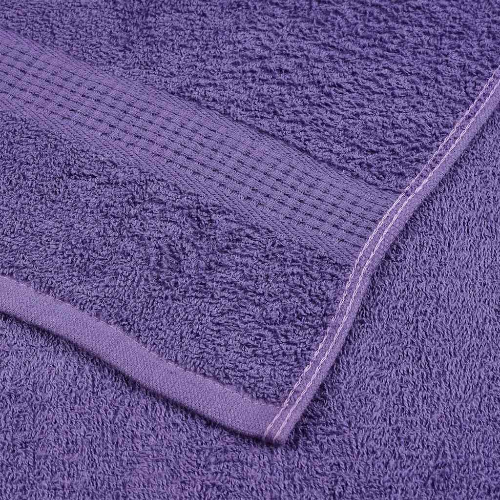 Soap Towels 10 pcs Purple 30x30 cm 360 gsm 100% Cotton