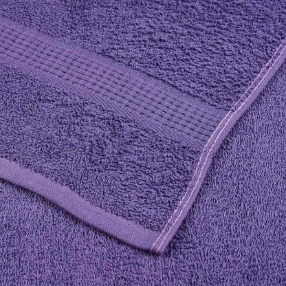 Guest Towels 4 pcs Purple 30x50 cm 360 gsm 100% Cotton