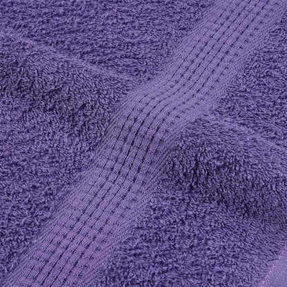 Hand Towels 2 pcs Purple 50x100 cm 360 gsm 100% Cotton