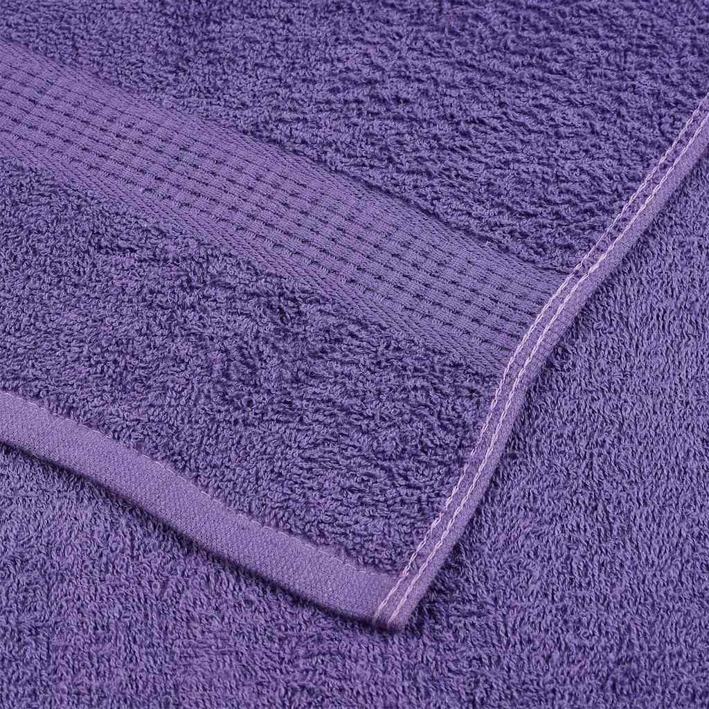 Shower Towels 4 pcs Purple 70x140 cm 360 gsm 100% Cotton