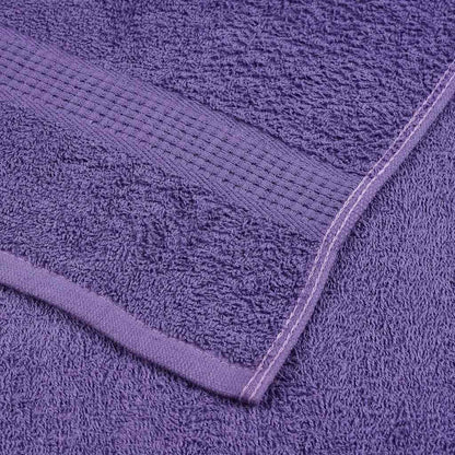 Bath Towels 2 pcs Purple 100x150 cm 360 gsm 100% Cotton