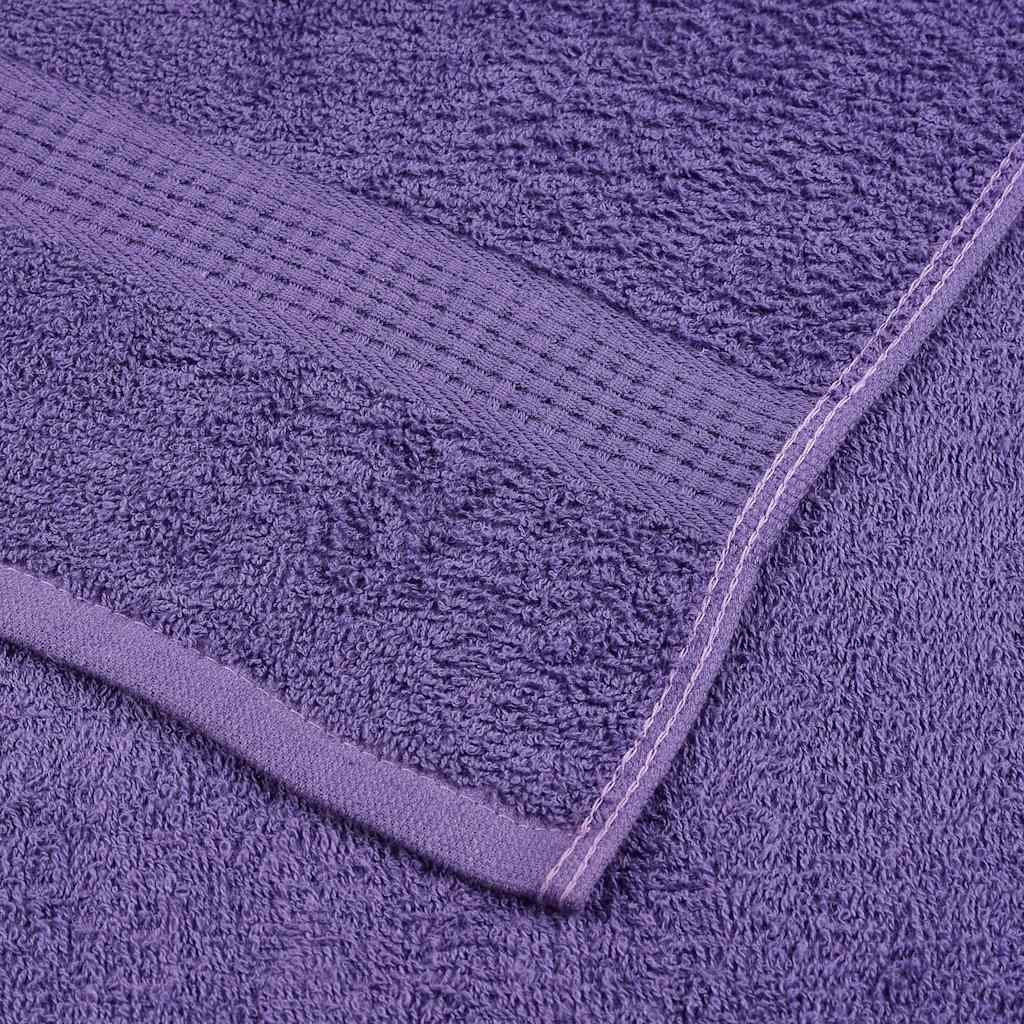 Bath Towels 4 pcs Purple 100x150 cm 360 gsm 100% Cotton