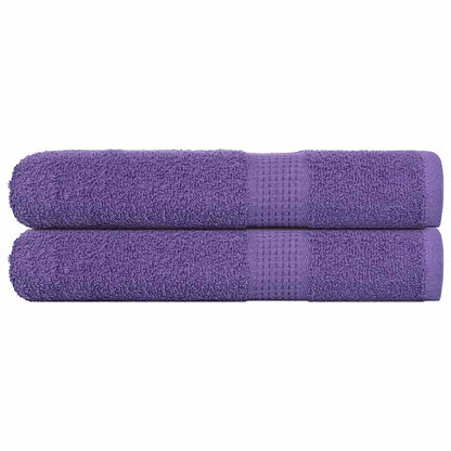 Sauna Towels 2 pcs Purple 80x200 cm 360 gsm 100% Cotton