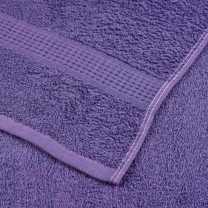 Sauna Towels 2 pcs Purple 80x200 cm 360 gsm 100% Cotton