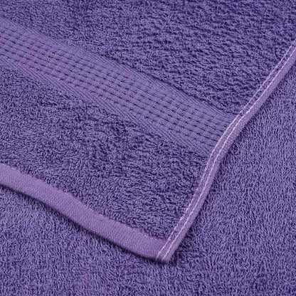 Sauna Towels 10 pcs Purple 80x200 cm 360 gsm 100% Cotton