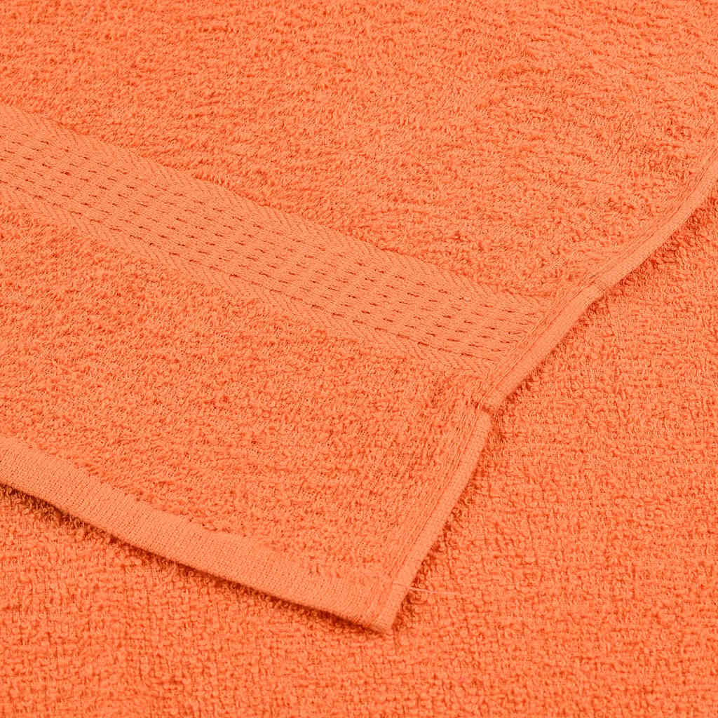 Soap Towels 4 pcs Orange 30x30 cm 360 gsm 100% Cotton