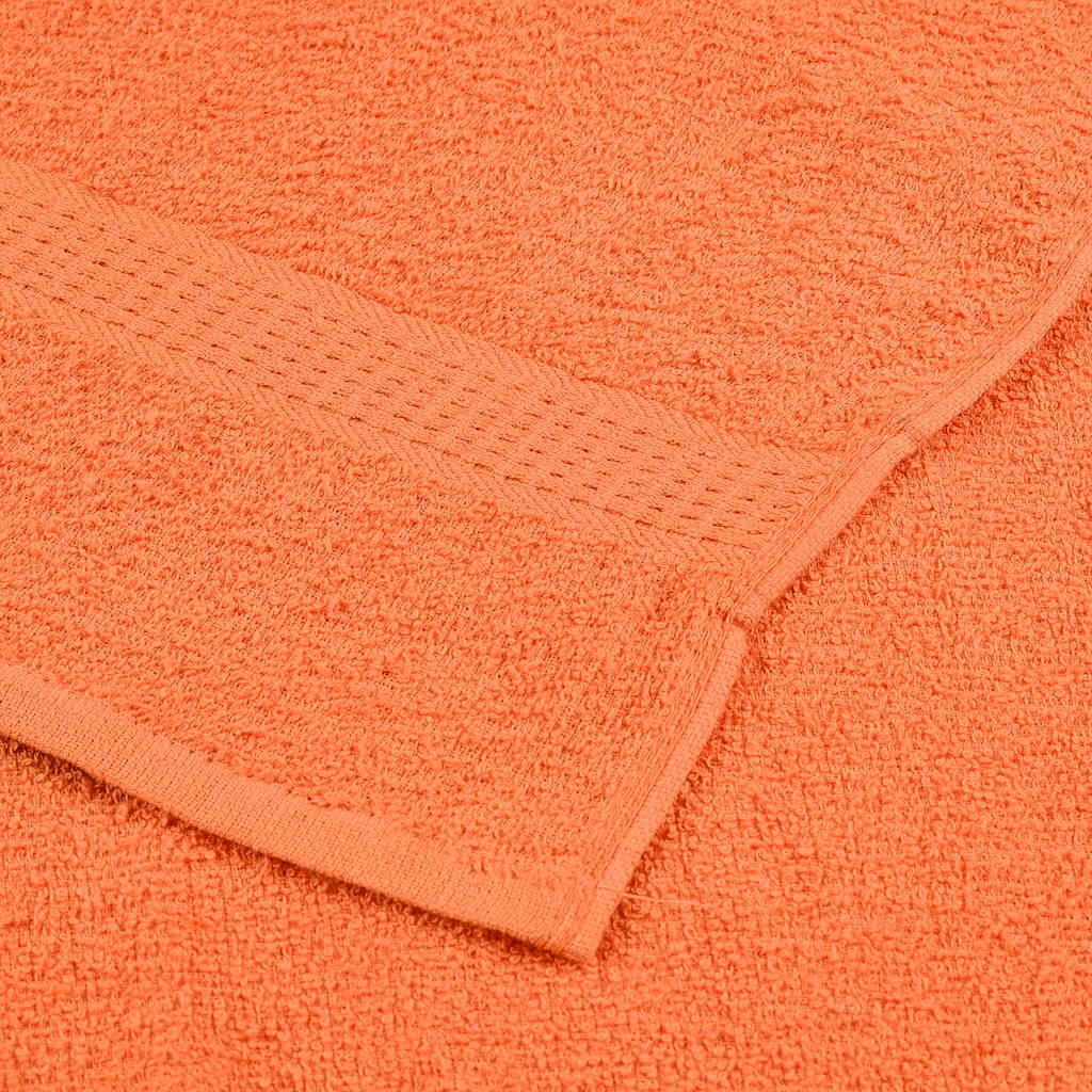 Soap Towels 10 pcs Orange 30x30 cm 360 gsm 100% Cotton