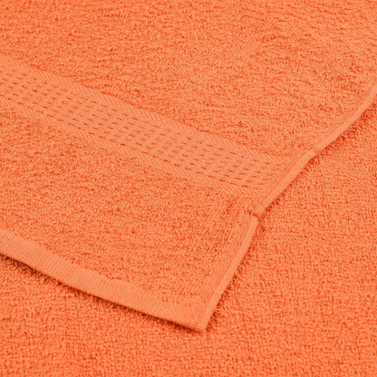 Soap Towels 10 pcs Orange 30x30 cm 360 gsm 100% Cotton